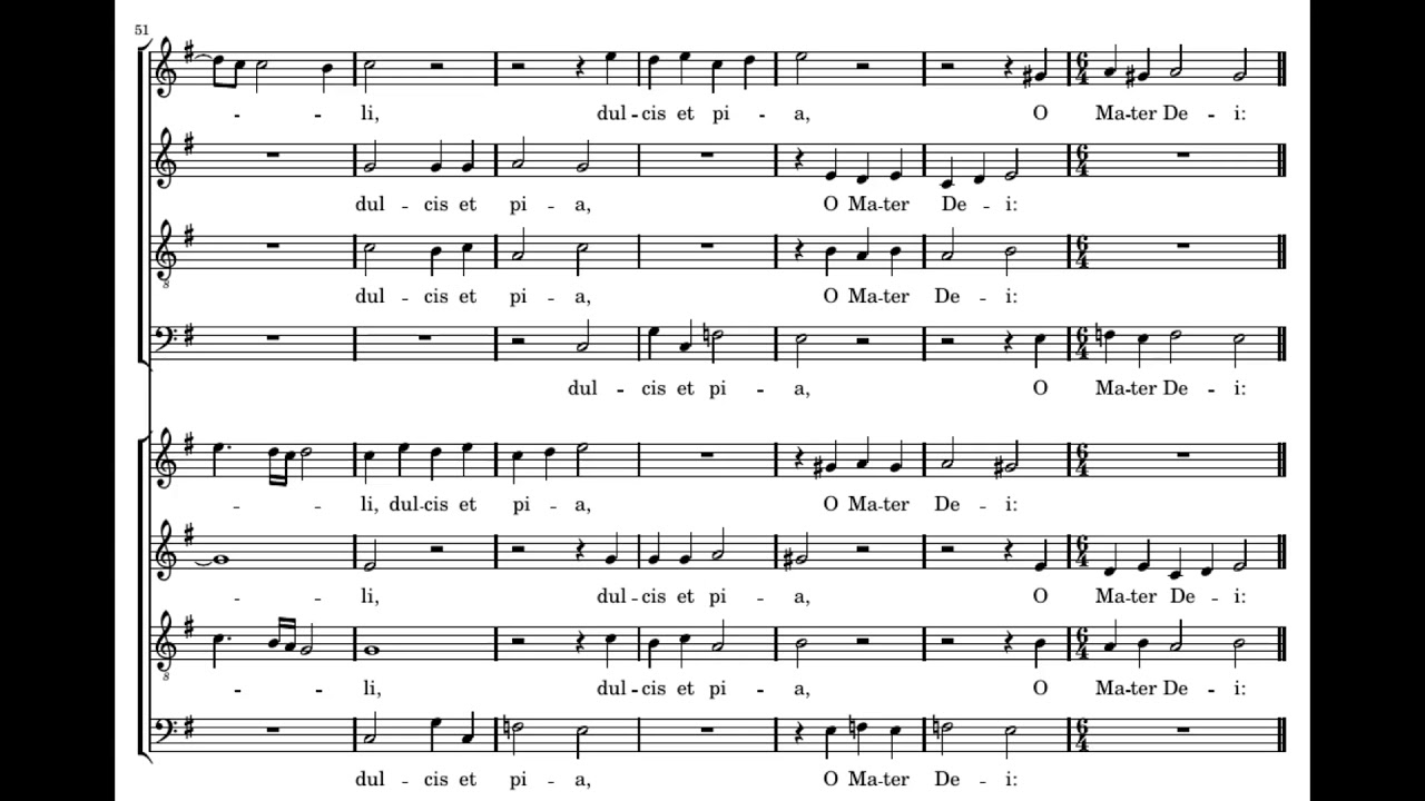 Victoria: Ave Maria – Sheet Music